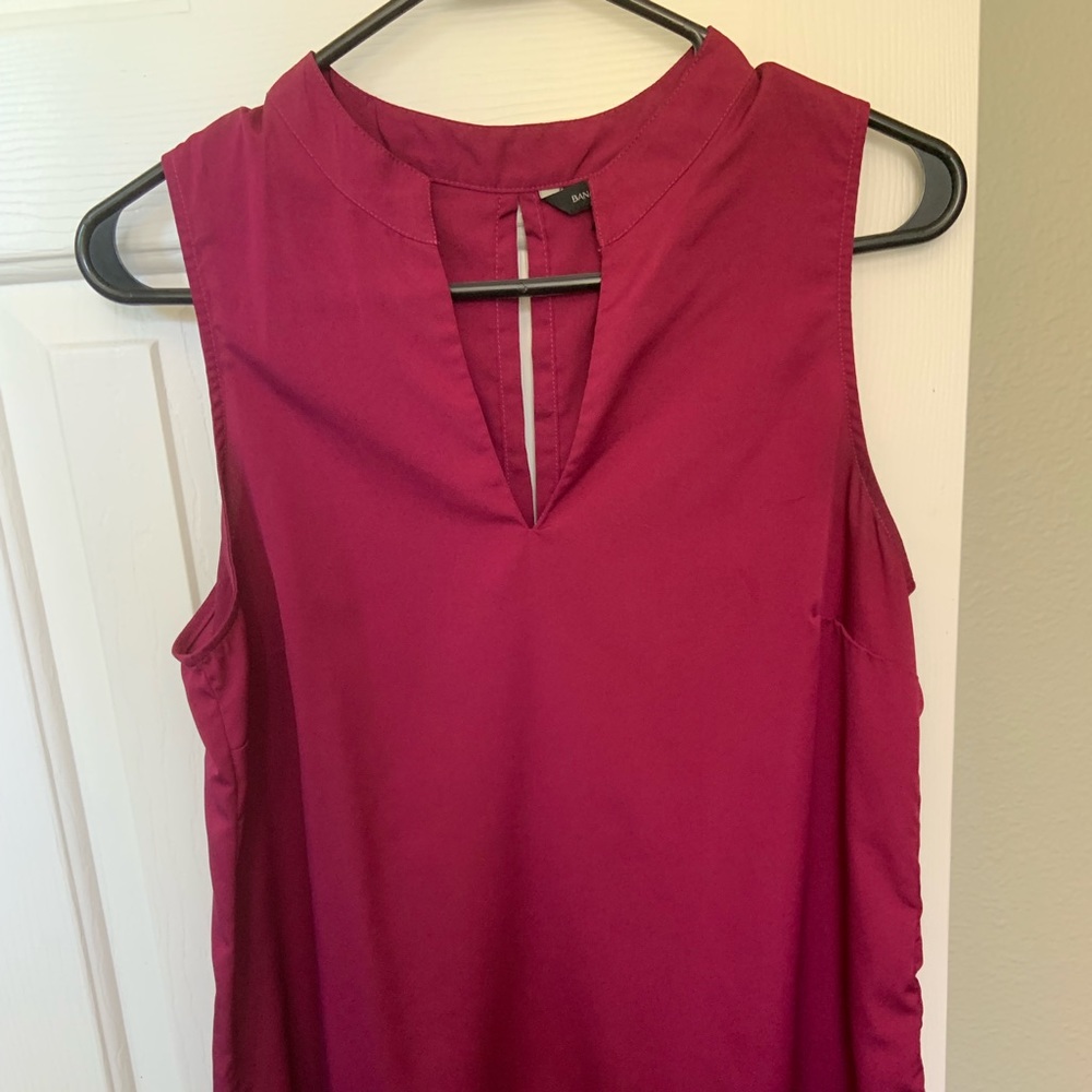 Small Plum Banana Republic Blouse